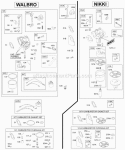 Carburetor Diagram and Parts List for  Briggs and Stratton Engine